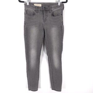 ANTHROPOLOGIE PILCRO Women’s Mid Rise Jeans Black‎ Skinny No Size Tag 27